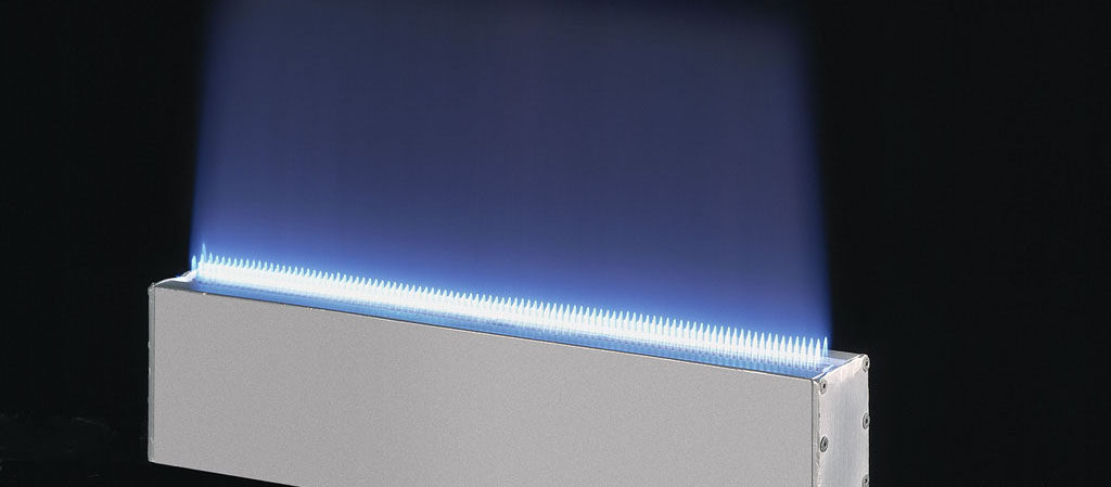traitement de surface de polymère par flammage